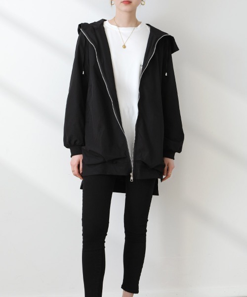 「maison de LATIR」 マウンテンパーカー X-LARGE ブラック レディース_画像6