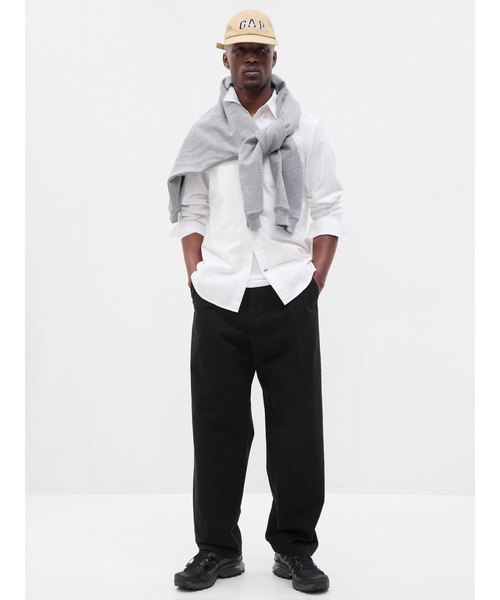 「GAP」 チノパンツ 36W 32L ベージュ メンズ_画像4