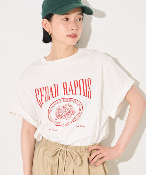 FREAK'S STORE（フリークスストア） tシャツ フラワープリントTシャツ