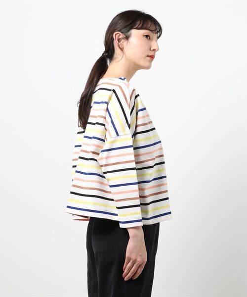 「Traditional Weatherwear」 7分袖カットソー S ブラック系その他 レディース_画像4
