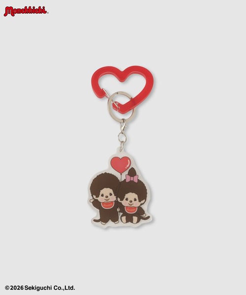 キーホルダー 「Monchhichi/モンチッチ」 アクリルチャーム付き