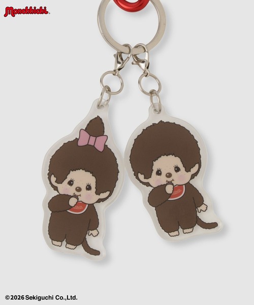 キーホルダー 「Monchhichi/モンチッチ」 アクリルチャーム付き