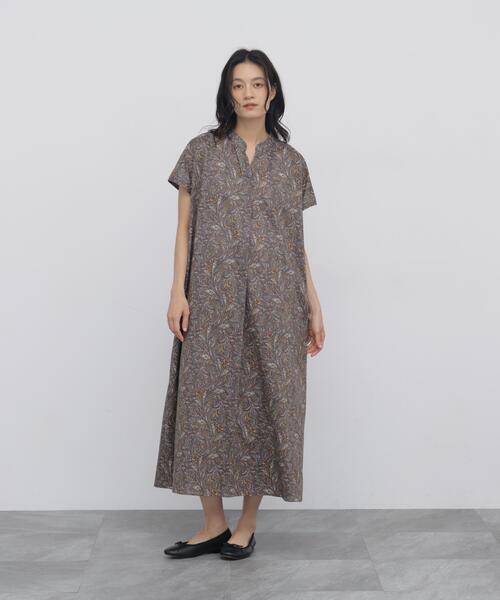 LIBERTY.（リバティ） ワンピース タナローンリバティフレンチスリーブ