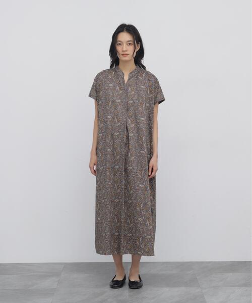 LIBERTY.（リバティ） ワンピース タナローンリバティフレンチスリーブ