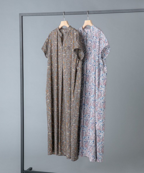 LIBERTY.（リバティ） ワンピース タナローンリバティフレンチスリーブ