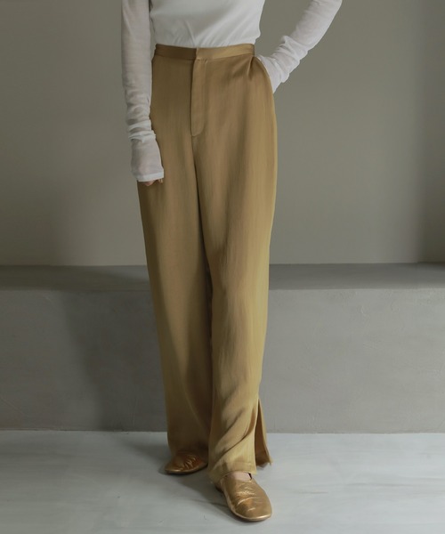 「ETRE TOKYO」 パンツ S ベージュ レディース_画像7