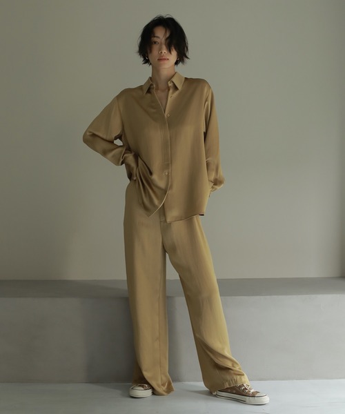 「ETRE TOKYO」 パンツ S ベージュ レディース_画像8