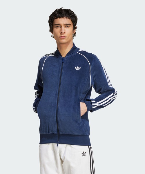 adidas（アディダス） ジャージ SST アディカラー ベロア トラック