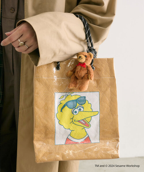 「SESAME STREET」 トートバッグ「ear Papillonnerコラボ」 FREE ベージュ系その他 レディース_画像7
