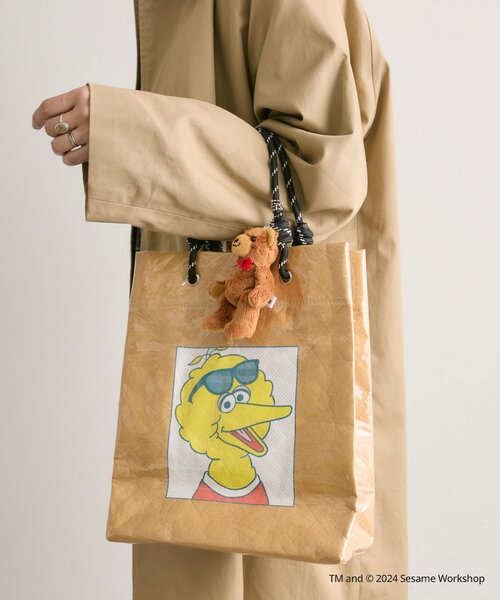「SESAME STREET」 トートバッグ「ear Papillonnerコラボ」 FREE ベージュ系その他 レディース_画像8