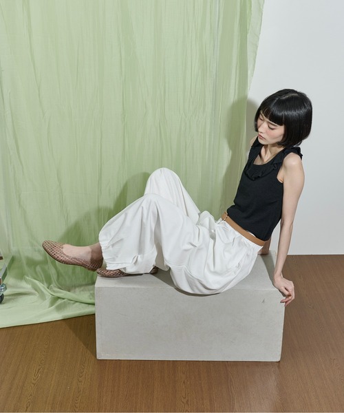 「THE YOn」 フラットパンプス 38 ブラウン レディース_画像8