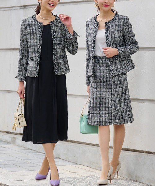 RANAN（ラナン） セットアップ 「3点セット」ツイードジャケット