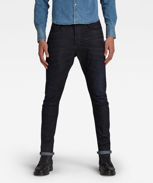 ジーンズ D-STAQ 3D SLIM JEANS/立体裁断スリムテーパードジーンズ メンズ