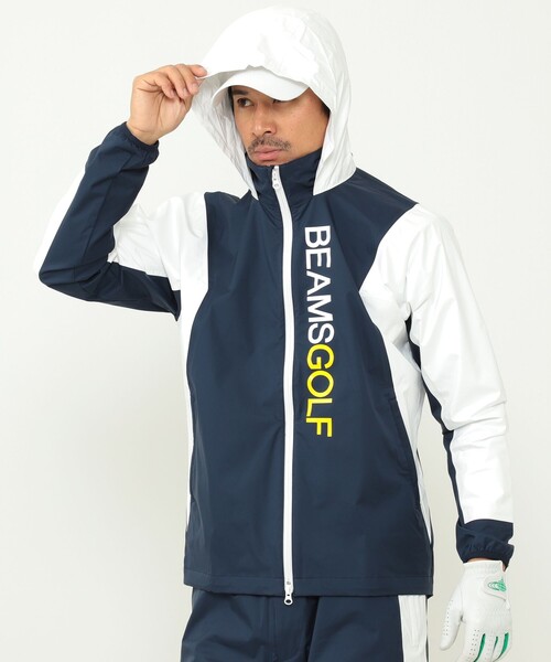 BEAMS GOLF ブルゾン アウター 「防風/撥水/伸縮性」ORANGE