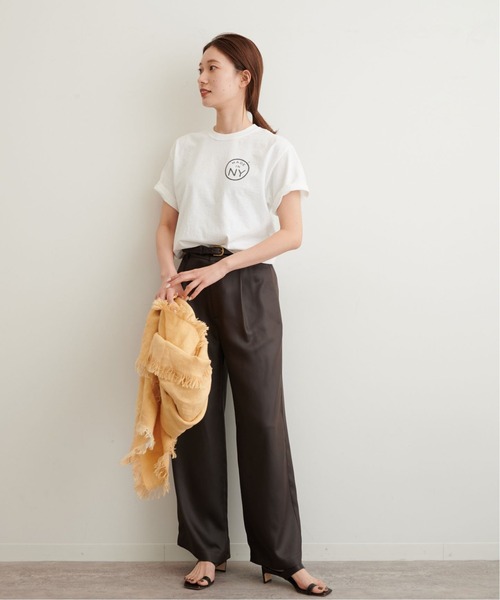 FRAMeWORK - NYC プリントTシャツ セール】NYC PRINT Tシャツ (ホワイト)◇（Tシャツ/カットソー