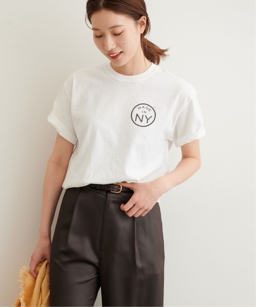 FRAMeWORK - NYC プリントTシャツ FRAMeWORK tシャツ Tシャツ NYC PRINT (ホワイト)◇ : ZOZOTOWN