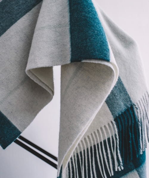 Elegancese マフラー ストール 「elegancese」check wave British