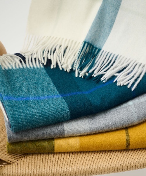 Elegancese マフラー ストール 「elegancese」check wave British