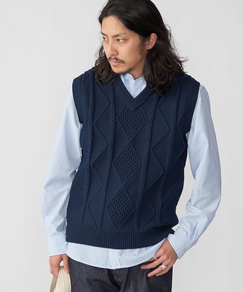 shipsシップス　 ベスト2023 ネイビー shipsシップス ベスト2023 ネイビー