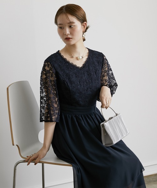Jolie et Jolie（ジョリー エ ジョリー） ドレス レース使いイ