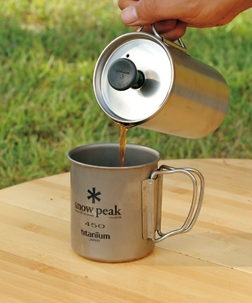 snow peak（スノーピーク） チタンカフェプレス 3カップ コーヒー