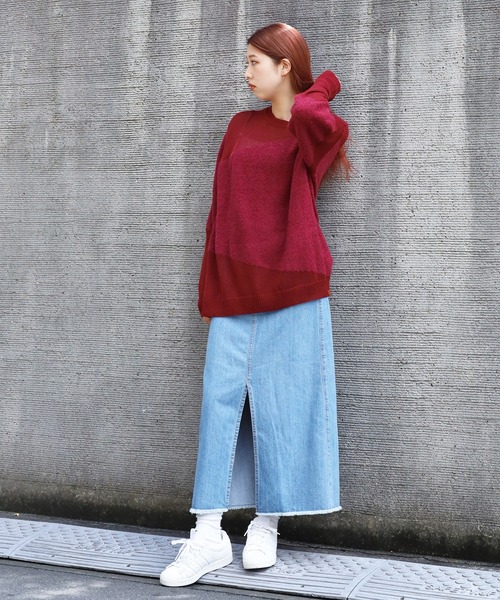 ニット セーター ONE TEASPOON/ワンティースプーン SHATTERED CREW KNIT SWEATER セーター レディース One Tea spoon ニット セーター ONE TEASPOON/ワンティー