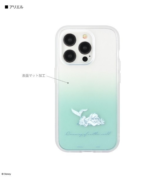 モバイルケース レディース Disney/ディズニー　IIIIfit Clear iPhone 15 Pro 対応ケース｜zozo