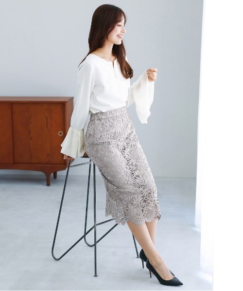 スペイン★Sfera★艶やかスカート 楽ちんお洒落なモザイク柄 org.jpg