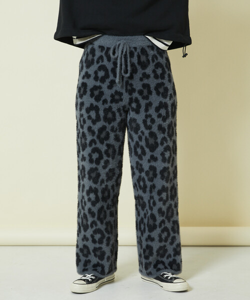 Freada ジャガードパンツ　ブラック　Sサイズ Freada（フリーダ） パンツ ニットジャガードパンツ レディース