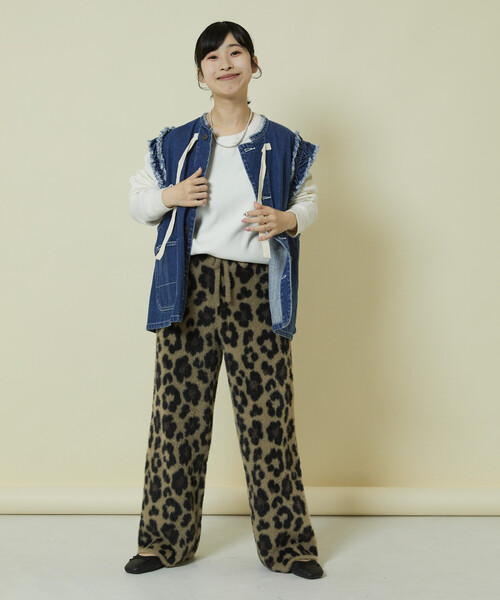 Freada（フリーダ） パンツ ニットジャガードパンツ レディース