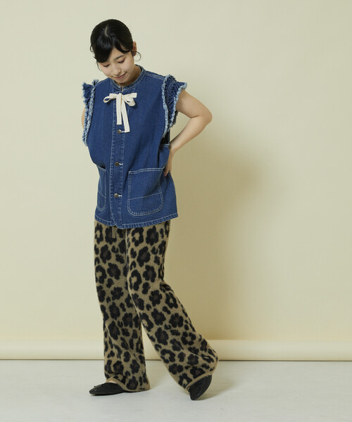 Freada（フリーダ） パンツ ニットジャガードパンツ レディース