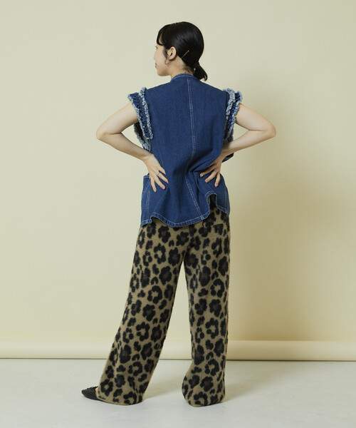 Freada（フリーダ） パンツ ニットジャガードパンツ レディース