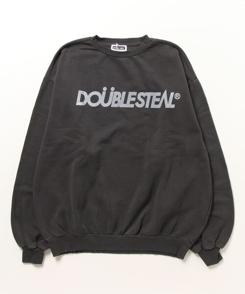 RRL ウール混スウェット　S DOUBLE STEAL トレーナー スウェット ピグメント染め 裏起毛