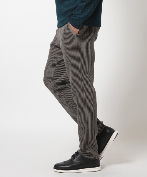 MEN'S BIGI（メンズビギ） パンツ たて畝ニットイージーパンツ メンズ