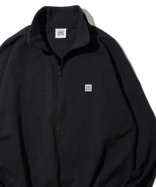 トレーナー スウェット 「VISION STREET WEAR」13オンス ヘビーウェイトハーフジップ レディース メンズ VISION STREET WEAR トレーナー スウェット 「VISION WEAR」13