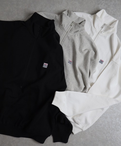 トレーナー スウェット 「VISION STREET WEAR」13オンス ヘビーウェイトハーフジップ レディース メンズ VISION STREET WEAR トレーナー スウェット 「VISION WEAR」13