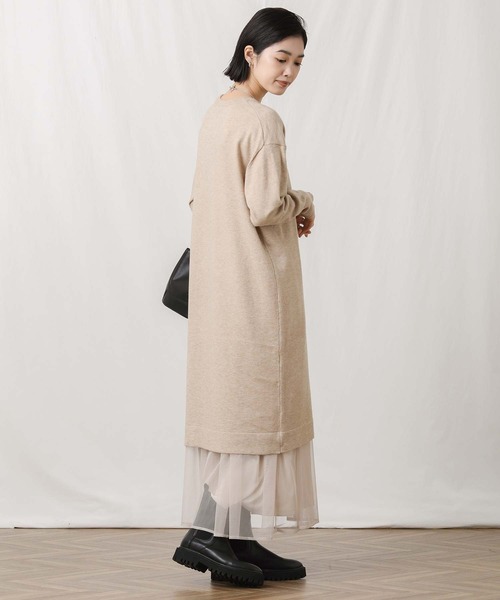 Torrazzo Donna（トラッゾドンナ） ワンピース チュールレイヤーニット