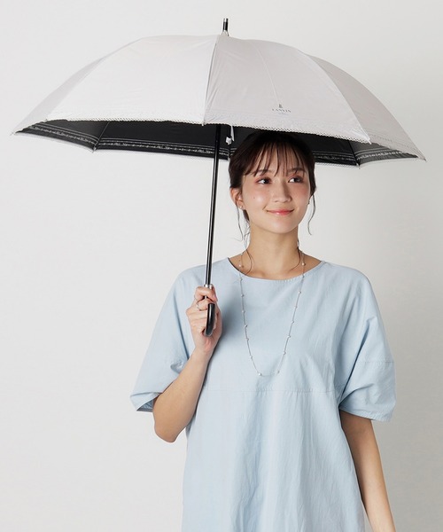 ランバンコレクション 晴雨兼用 日傘 遮熱 遮光 雨の日OK 晴雨兼用折りたたみ日傘】ランバン コレクション (LANVIN