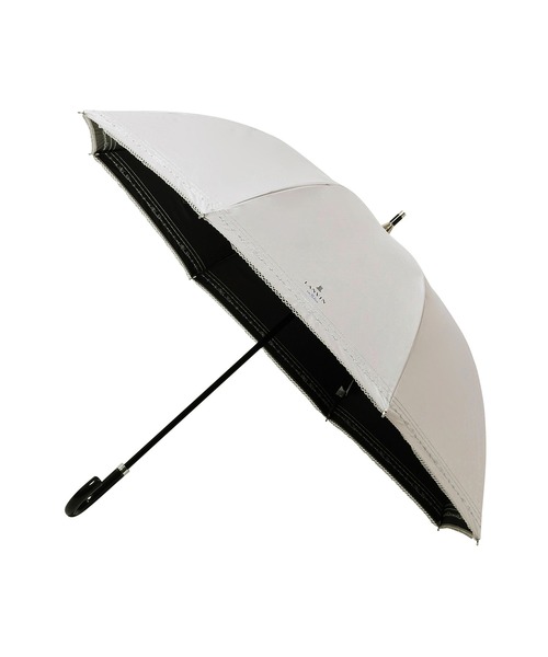 LANVIN en Bleu 傘 遮光晴雨兼用日傘 ピコレース レディース