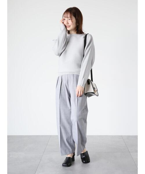 Te chichi TERRASSE パンツ 「セットアップ可」タックワイドパンツ