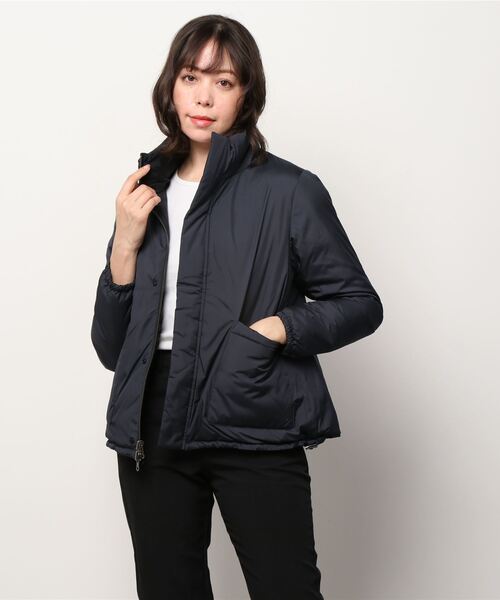 【美品】Demi Luxe ブラック ダウンジャケット 38 Demi-Luxe 黒 ダウンジャケット 38