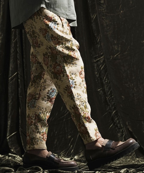 ANGENEHM（アンゲネーム） パンツ mp12127- Gobelin tapestry pants