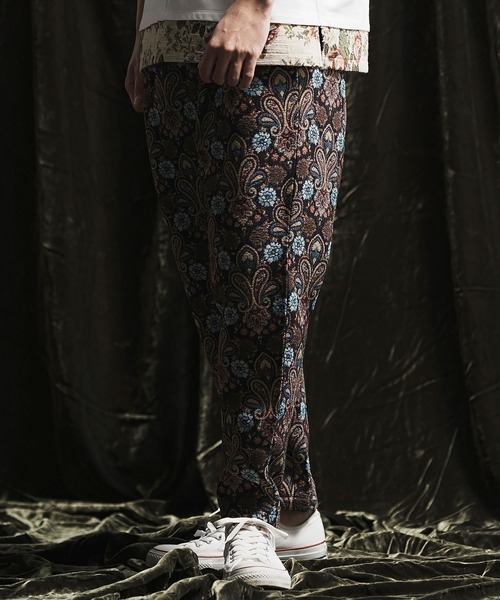 ANGENEHM（アンゲネーム） パンツ mp12127- Gobelin tapestry pants