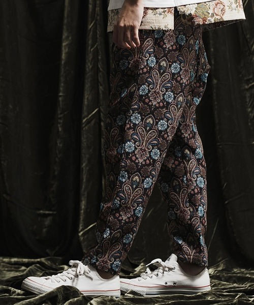 ANGENEHM（アンゲネーム） パンツ mp12127- Gobelin tapestry pants