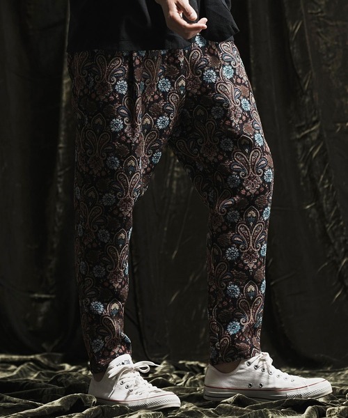 ANGENEHM（アンゲネーム） パンツ mp12127- Gobelin tapestry pants