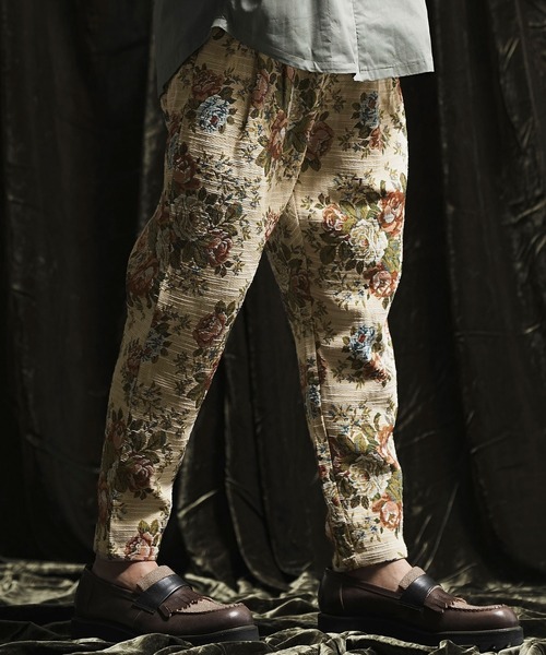 ANGENEHM（アンゲネーム） パンツ mp12127- Gobelin tapestry pants