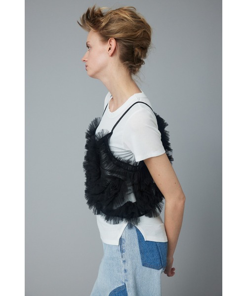 HeRIN.CYE キャミソール Many frill bustier メニーフリル