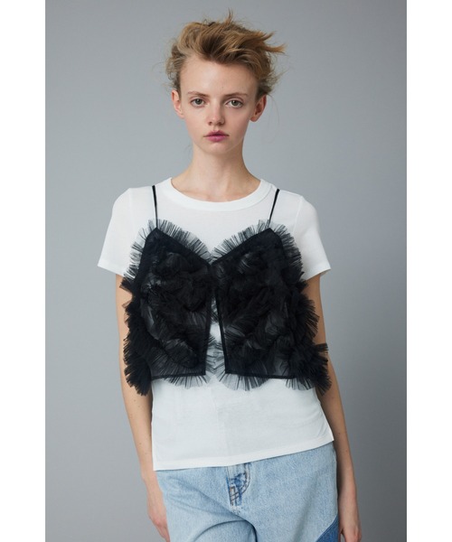 【HeRIN.CYE】Many frill bustier HeRIN.CYE | Many frill bustier (キャミソール ) |SHEL'TTER