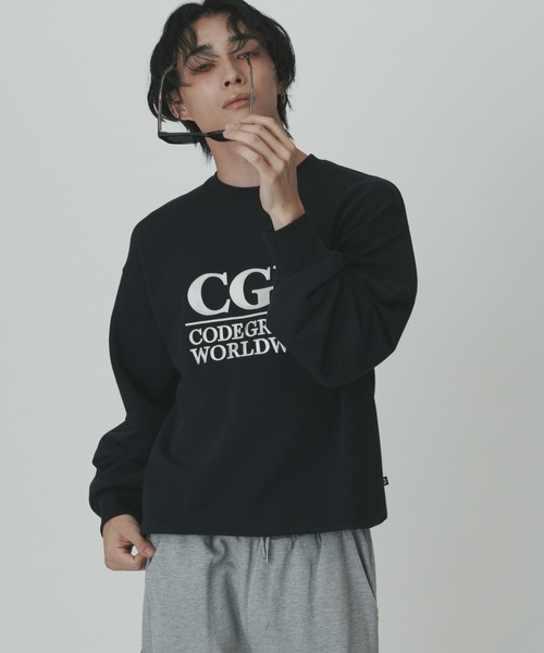 Code:graphy トレーナー Lサイズ 黒 日本限定商品】C.GRAPHY Sporty Color Combination Sweat Set Up