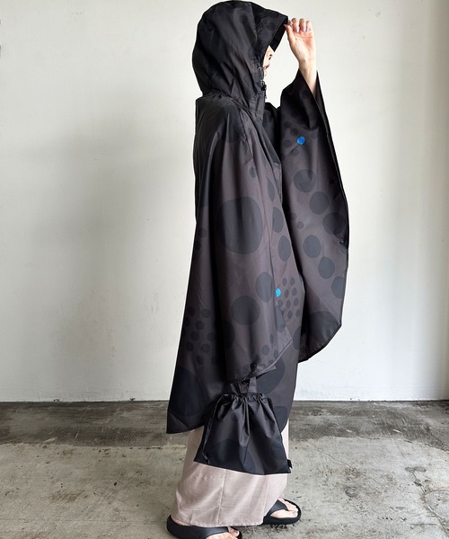 392plusm レディースポンチョ 392plusm サンキューニ プリュス エム:cellophane poncho
